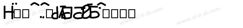 HelloFont ID DaZiBao字体转换